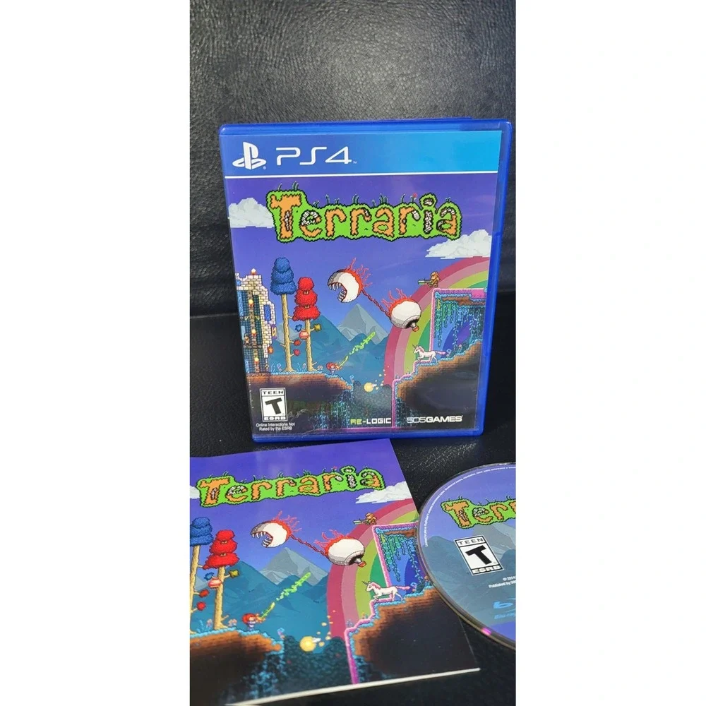 Terraria Sony PlayStation 4 PS4 2014 505 Games Action Adventure Sandbox Disc